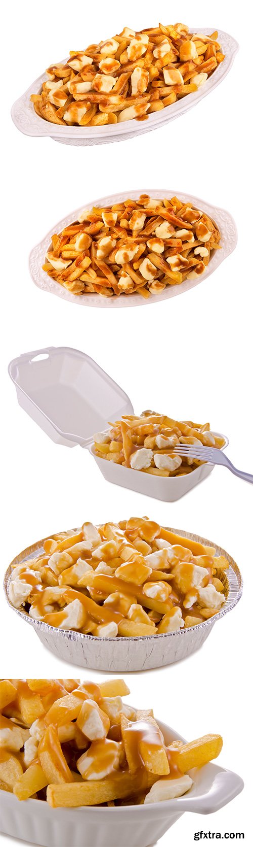 Poutine Isolated - 8xJPGs