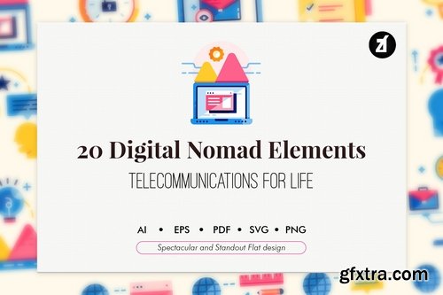 20 Digital nomad elements