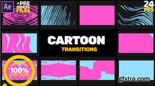 Cartoon Transition 2 - After Effects 223013