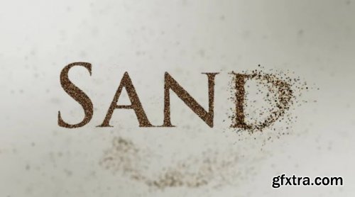 Sand Particles Reveal - After Effects 222363