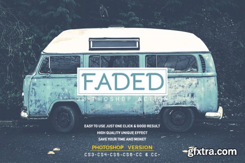 30 Faded Photoshop Action