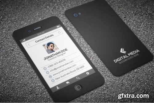 iPhone Style Business Card