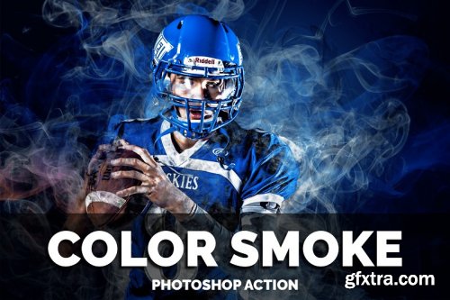 Color Smoke Photoshop Action