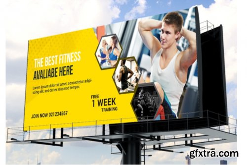 Gym and Fitness Billboard