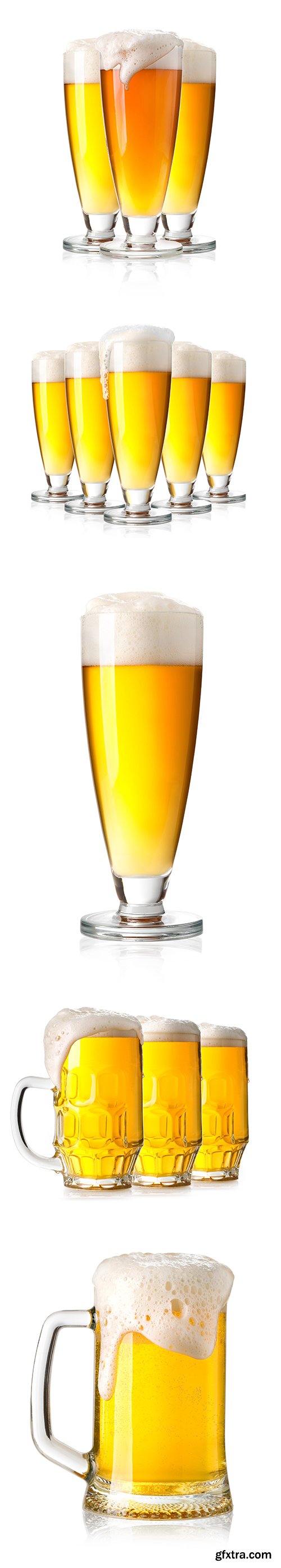 Beer Glass Isolated - 14xJPGs