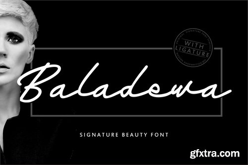Baladewa Signature Beauty Font