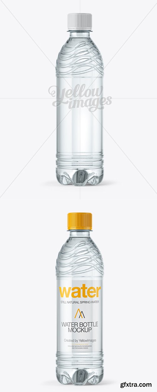 PET Water Bottle Mockup 13182