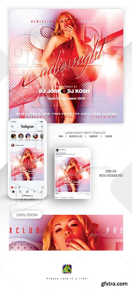 GraphicRiver - Ladies Night Flyer Template 23835741