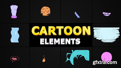Cartoon Animated Elements 242079