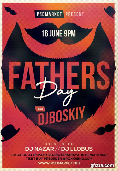 FATHERS DAY NIGHT FLYER – PSD TEMPLATE