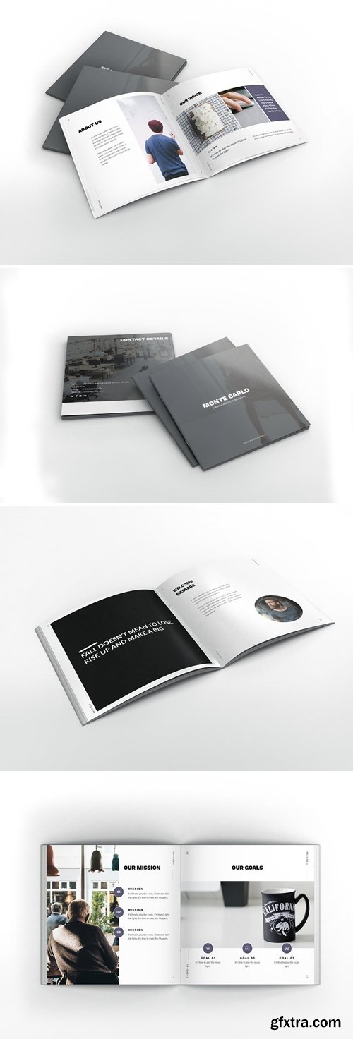 Monte Carlo Creative Agency Square Brochure