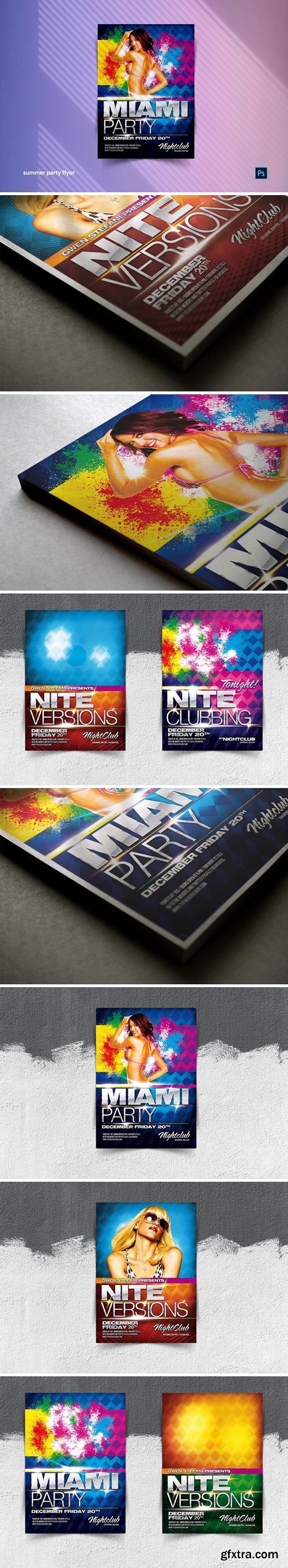 Summer Club Party Flyer Template