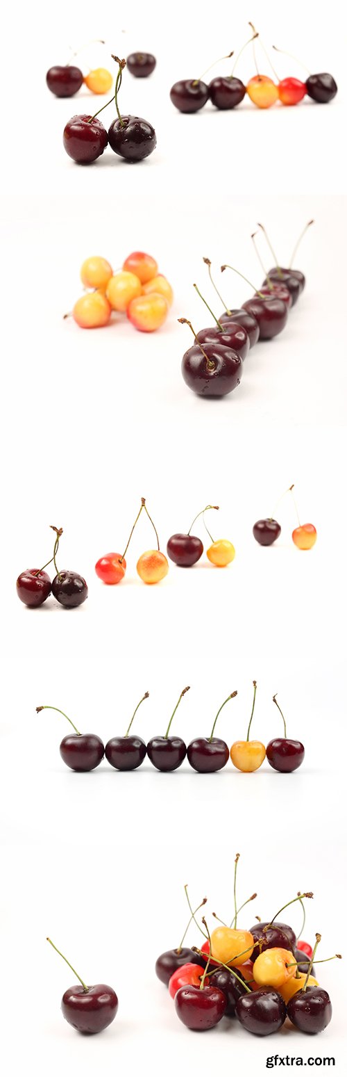 Cherries Isolated - 10xJPGs