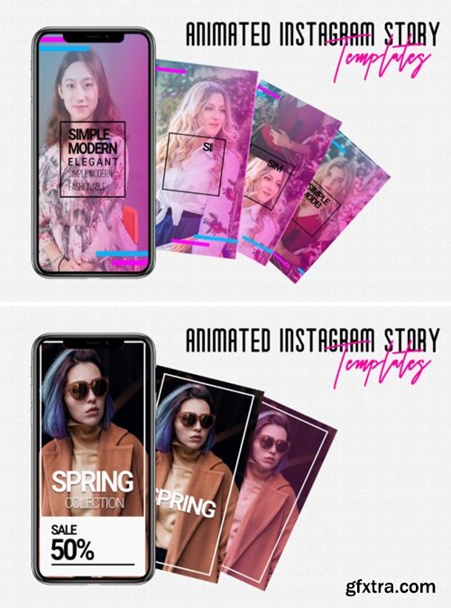 Animated Instagram Stories Templates - Graphics 1467121