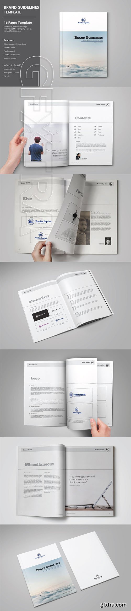 CreativeMarket - Brand Guidelines Template 3806084