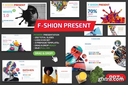 F-Shion Powerpoint and Keynote Templates