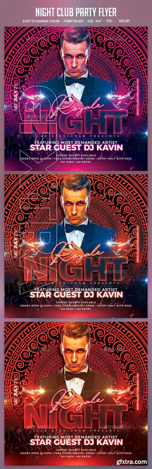 GraphicRiver - Night Club Party Flyer