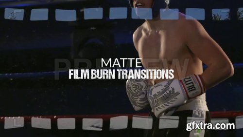 Matte Film Burn Transitions 243480