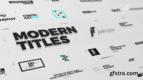 VideoHive Just Type | Modern Titles 23898133