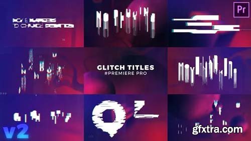 Videohive - Glitch Titles Sequence Mogrt - 22424385