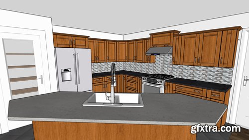 Lynda - SketchUp Pro: Kitchen Design