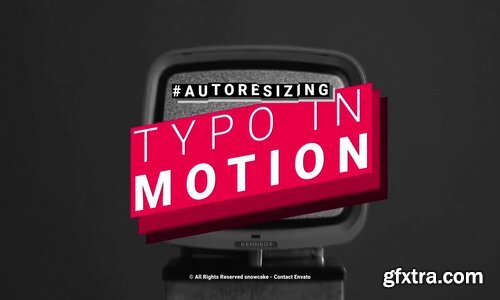 Videohive - Titles and Lower Thirds - Autoresizing Typo in Motion - 21875026