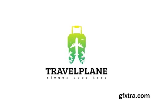 Travel Plane Logo Template