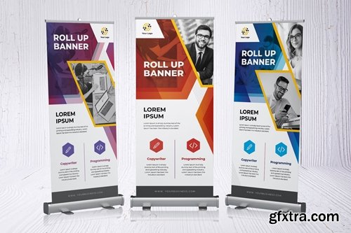 Roll Up Banner Business Promotion