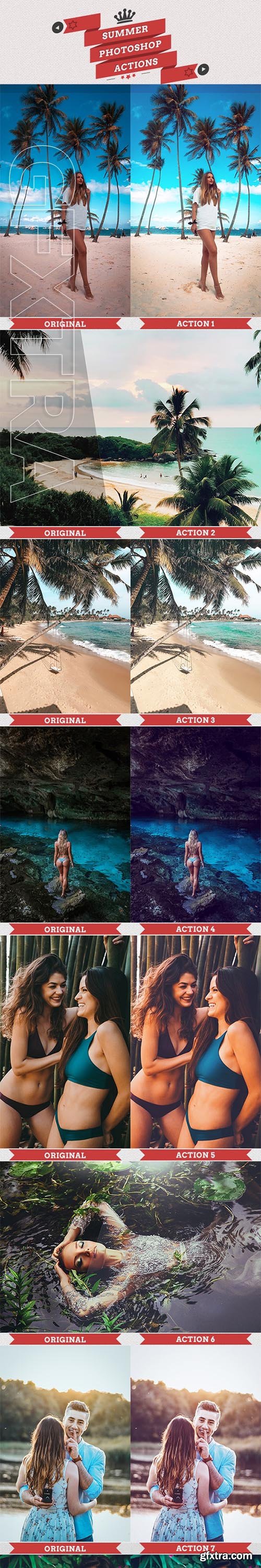 GraphicRiver - Summer Photoshop Actions 23947136
