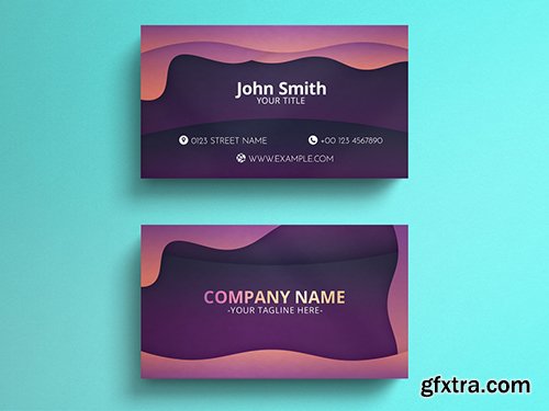 Black Marble Business Card Layout with Gold Lines 271451167
