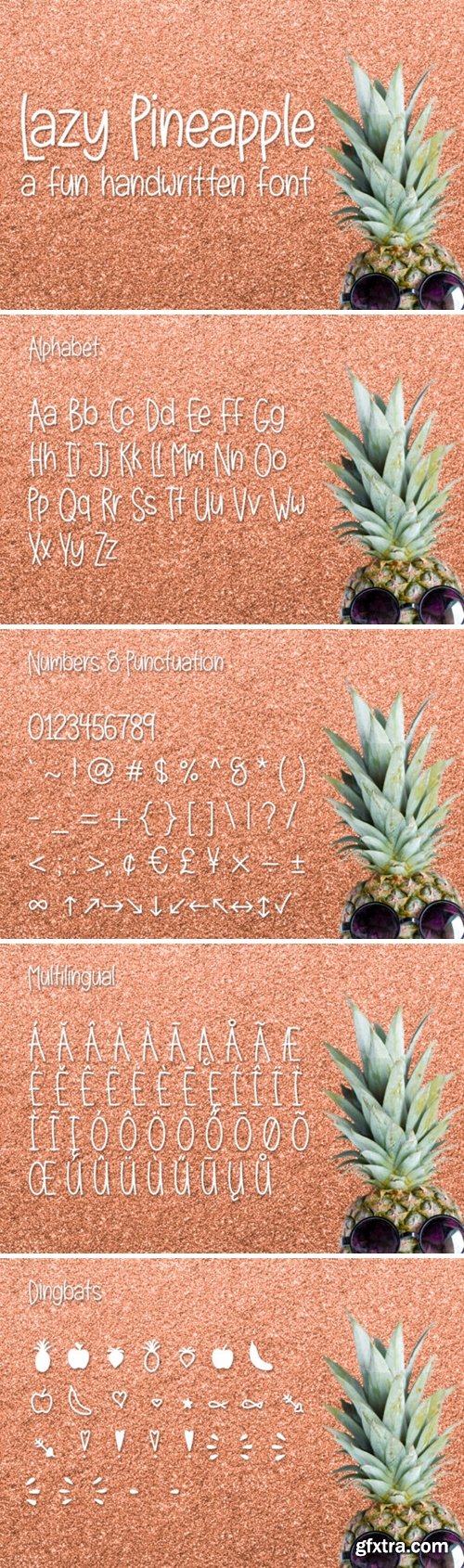 Lazy Pineapple Font