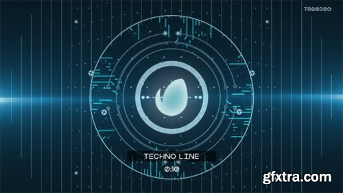 VideoHive Techno Line Logo 19440296