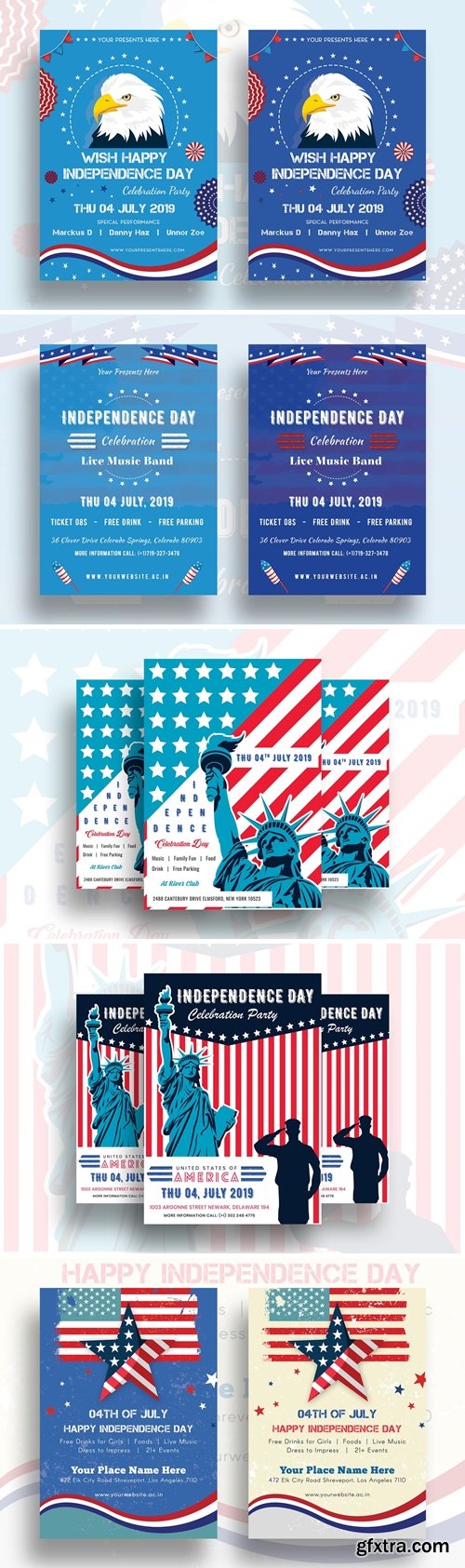 Independence Day Flyer Bundle