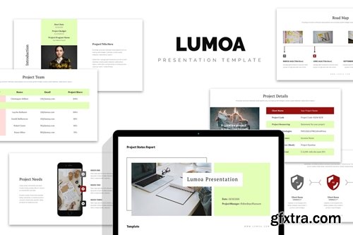 Lumoa : Project Status Report Keynote Template