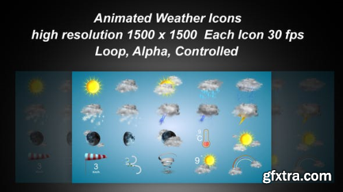 VideoHive Weather Icons 21667835