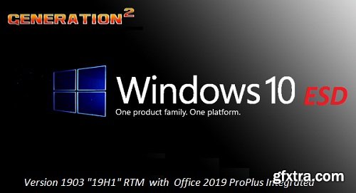 Windows 10 Pro 19H1 x64 incl Office 2019 x64 June 2019