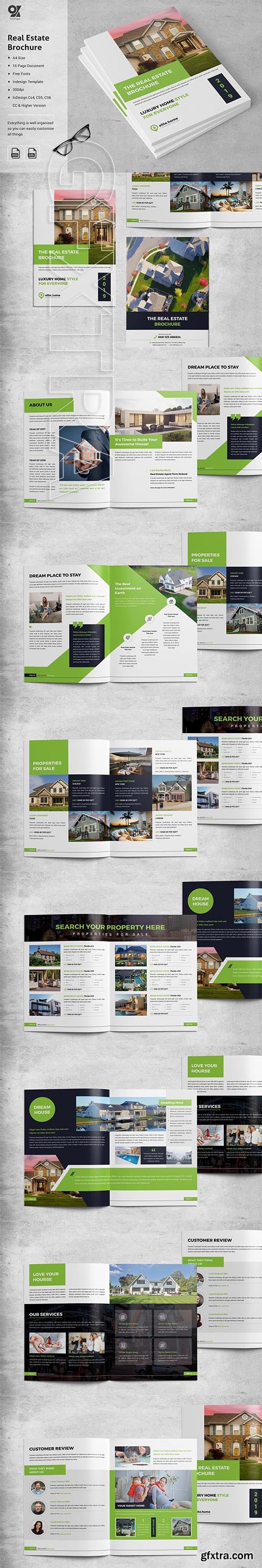 CreativeMarket - Real Estate Brochure 3861835