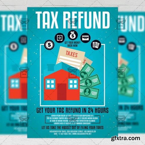 Tax Refund Season Flyer – Business A5 Template