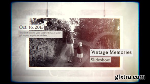 VideoHive Vintage Memories Slideshow 23354348