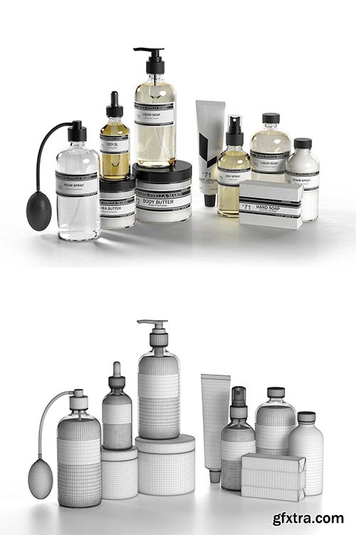 Cgtrader - Care For Water Products 3D model