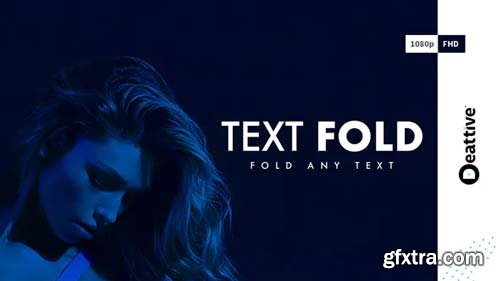 Videohive - Text Fold - 23313387