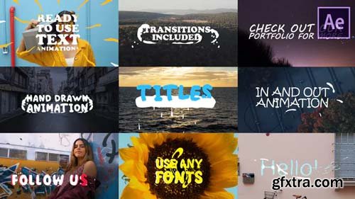 Videohive - 2d Lyric Titles | After Effects Template - 23753528