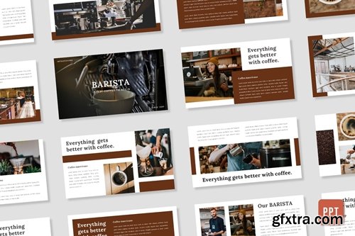 Barista Presentation Template - (PPT) and Keynote