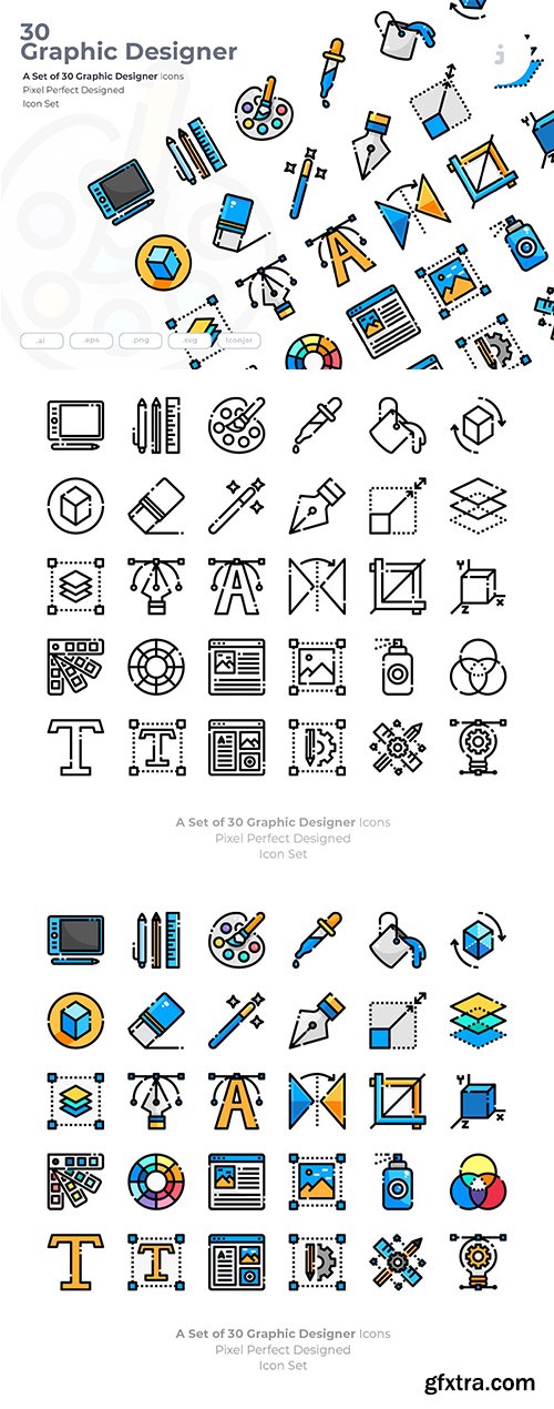 30 Graphic Design Icons