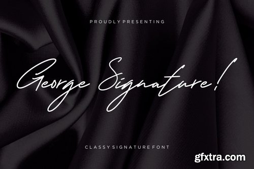 George Signature Classy Font