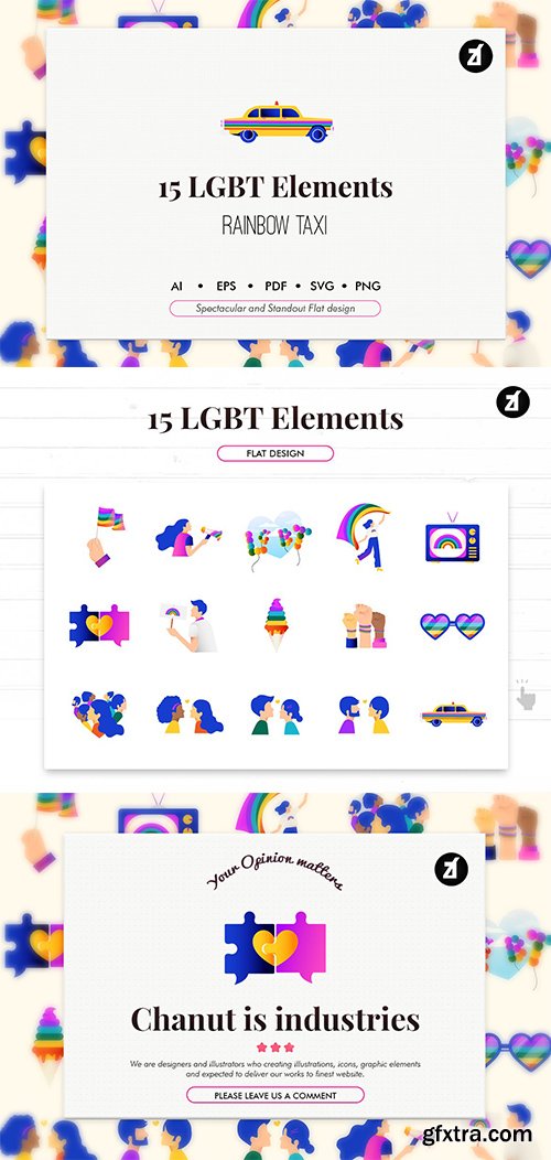 15 LGBTQ elements