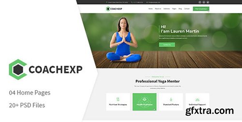 Themeforest - Coachexp - Coach Yoga and Mentor PSD Template 22788171