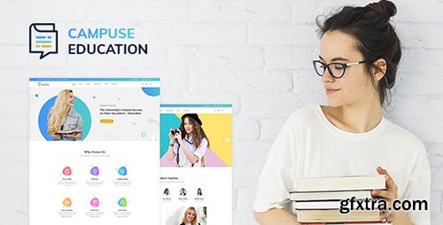 Themeforest - Campuse - University and Online Learning PSD Template 22794588