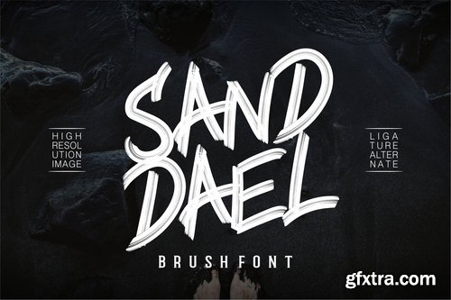 Sand Dael - Brush Font