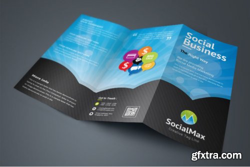 Social Media Trifold Brochure